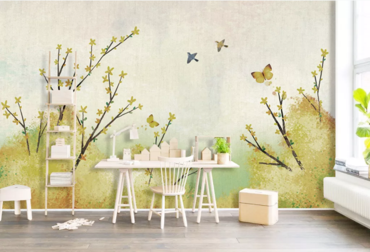 3D Graffiti Butterfly WC767 Wall Murals