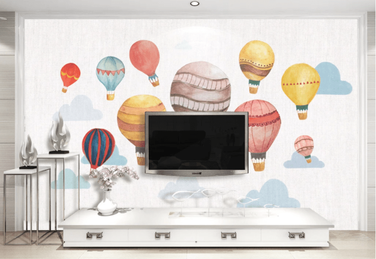 3D Colorful Balloons WC760 Wall Murals Wallpaper AJ Wallpaper 2