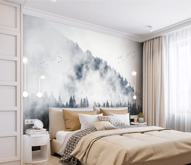 3D Cypress Forest WC1077 Wall Murals Wallpaper AJ Wallpaper 2