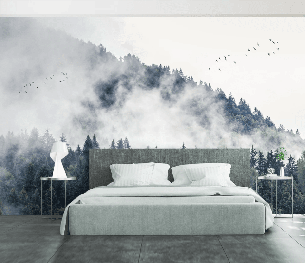 3D Cypress Forest WC1077 Wall Murals Wallpaper AJ Wallpaper 2