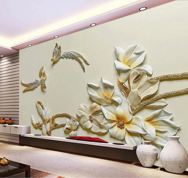 3D Flying Bird WC867 Wall Murals Wallpaper AJ Wallpaper 2