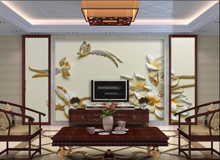 3D Flying Bird WC867 Wall Murals Wallpaper AJ Wallpaper 2