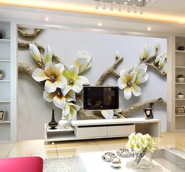 3D Tree Branch WC863 Wall Murals Wallpaper AJ Wallpaper 2