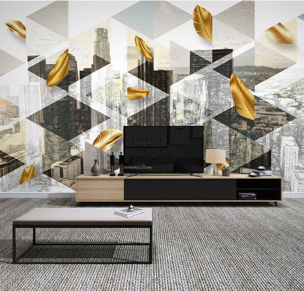3D Feather Graphics WC1659 Wall Murals