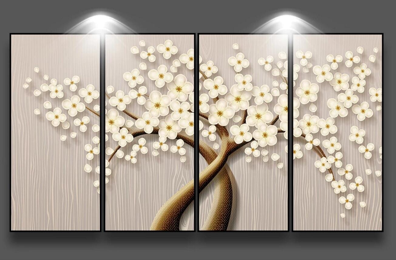 3D Plum Blossom WC451 Wall Murals Wallpaper AJ Wallpaper 2