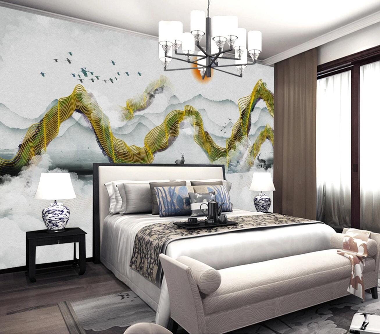 3D Sun White Cloud WC653 Wall Murals Wallpaper AJ Wallpaper 2
