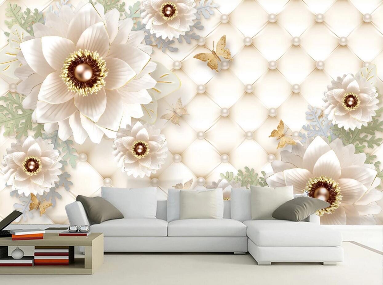 3D Stamen Pearl WC762 Wall Murals Wallpaper AJ Wallpaper 2