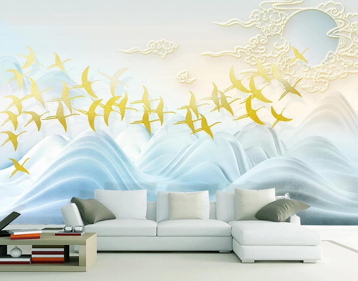3D Golden Goose WC731 Wall Murals Wallpaper AJ Wallpaper 2