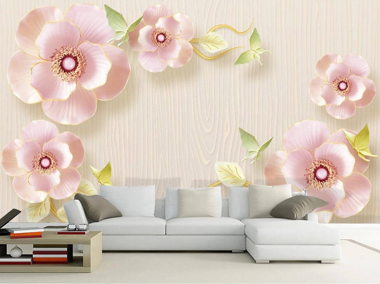 3D Flowering WC806 Wall Murals Wallpaper AJ Wallpaper 2
