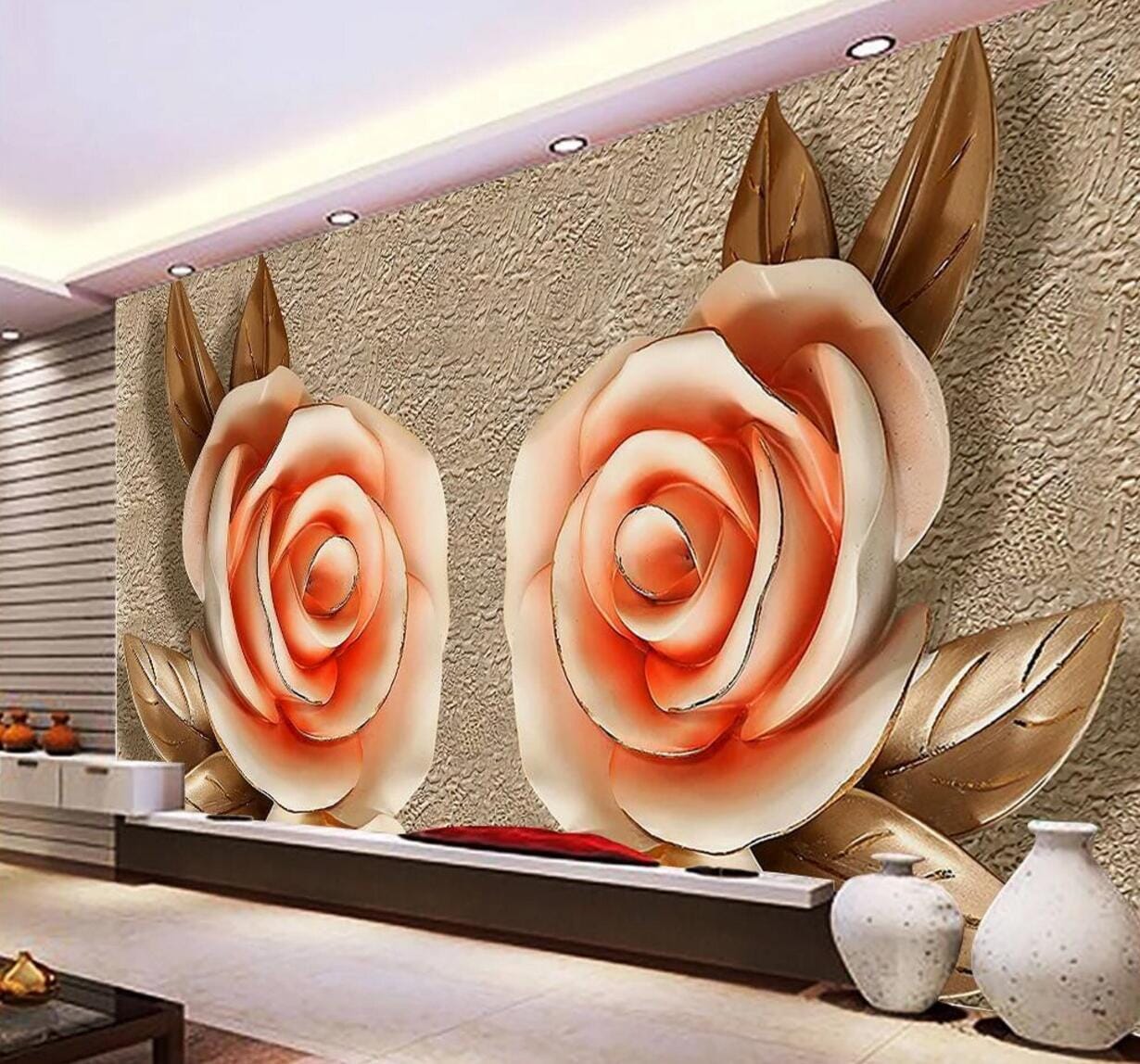 3D Bright Rose WC847 Wall Murals Wallpaper AJ Wallpaper 2