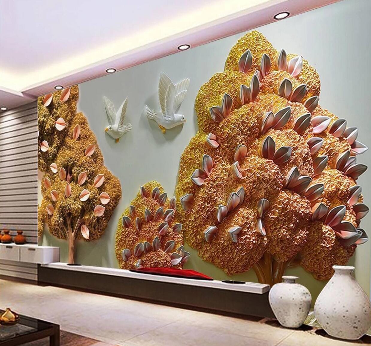 3D Maple Tree WC843 Wall Murals Wallpaper AJ Wallpaper 2