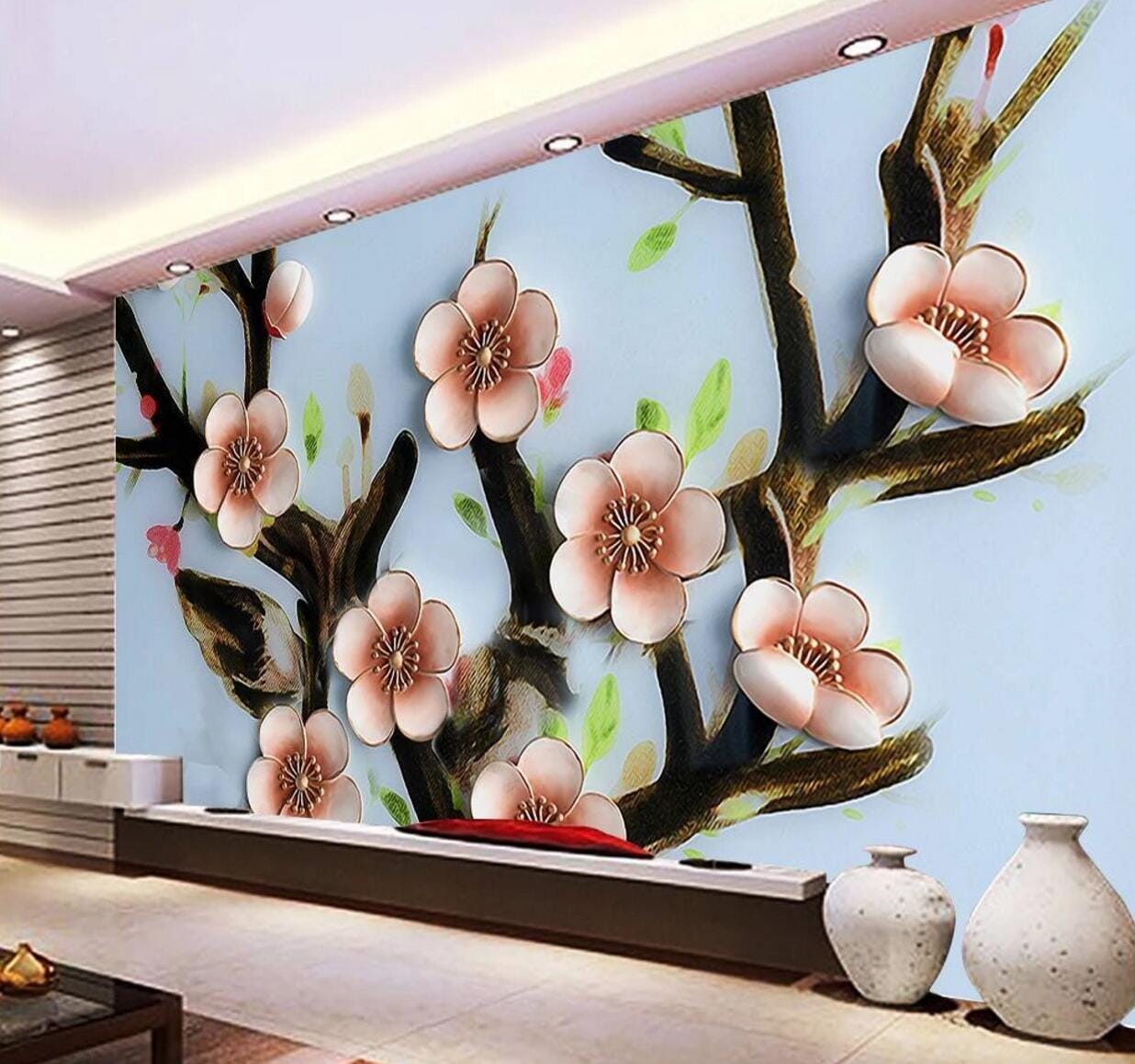 3D Small Flower WC841 Wall Murals Wallpaper AJ Wallpaper 2