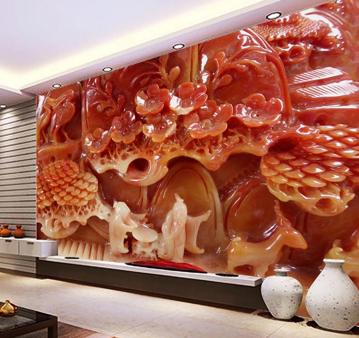 3D Ruby Statue WC680 Wall Murals Wallpaper AJ Wallpaper 2