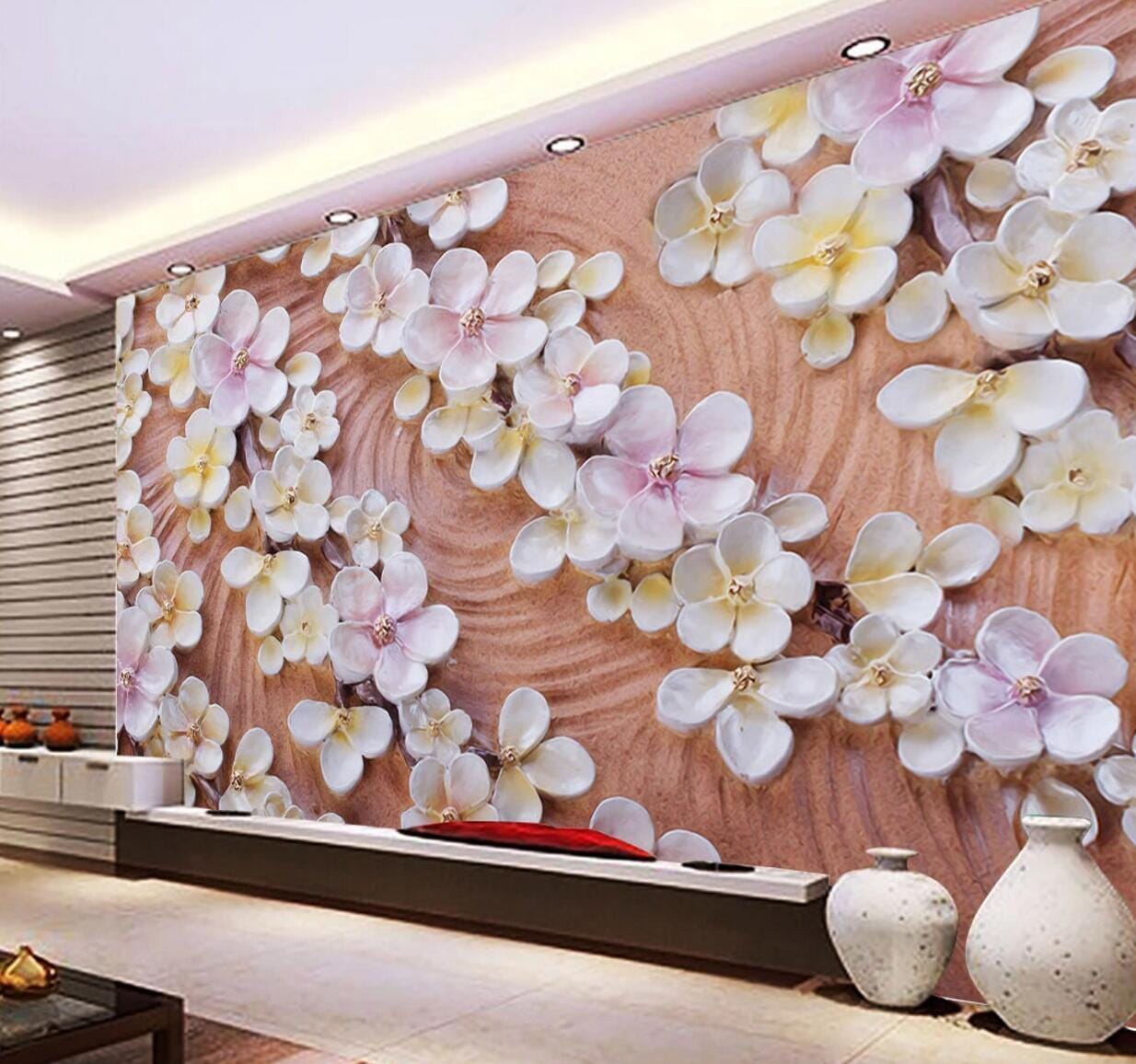 3D Small Flower WC636 Wall Murals Wallpaper AJ Wallpaper 2