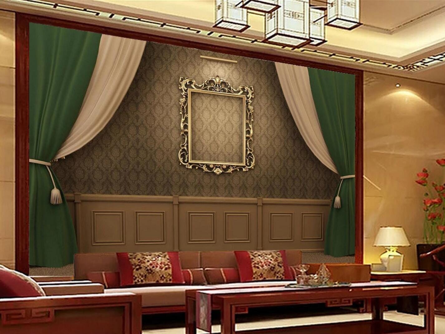 3D Photo Frame Decoration WC120 Wall Murals Wallpaper AJ Wallpaper 2