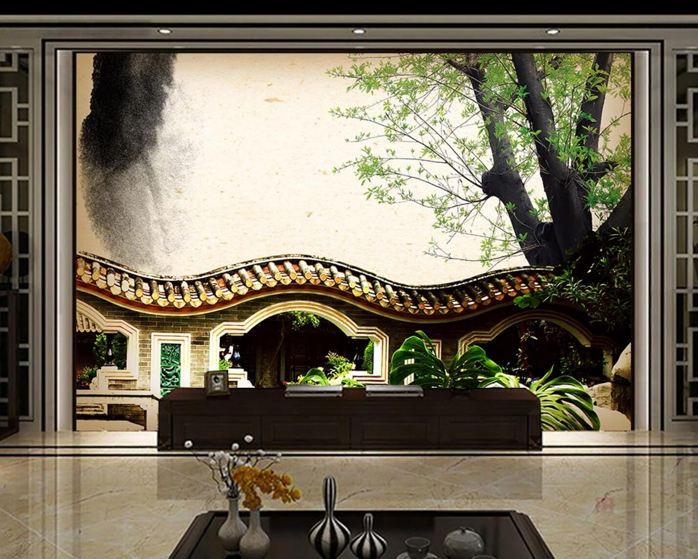 3D Tile House WC133 Wall Murals Wallpaper AJ Wallpaper 2