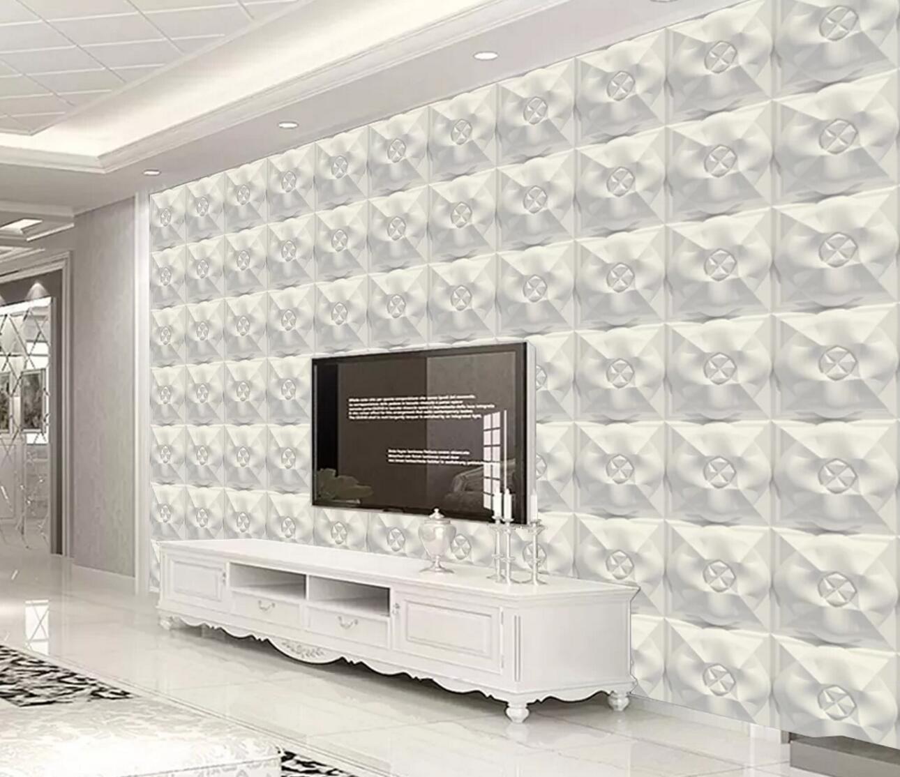 3D Flower Brick WC2101 Wall Murals