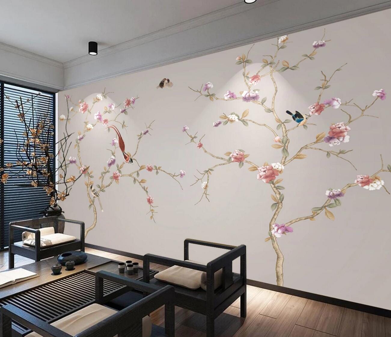 3D Red Plum WC823 Wall Murals Wallpaper AJ Wallpaper 2