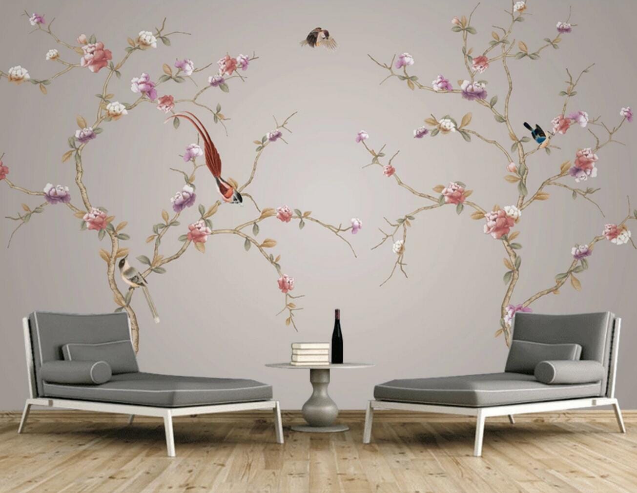 3D Red Plum WC823 Wall Murals Wallpaper AJ Wallpaper 2