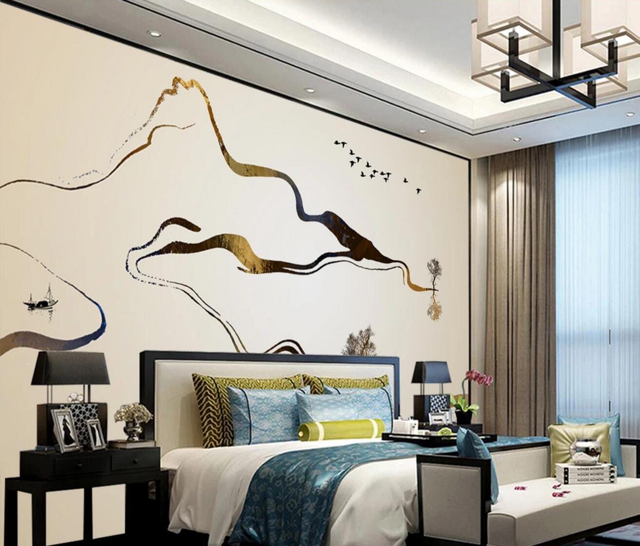 3D Tree Pattern WC672 Wall Murals Wallpaper AJ Wallpaper 2