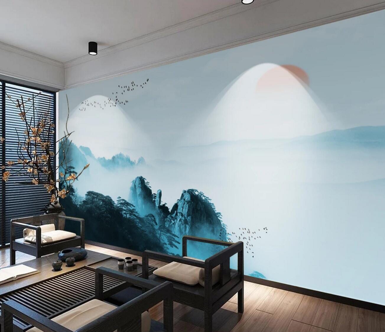 3D Forest Hill WC528 Wall Murals Wallpaper AJ Wallpaper 2