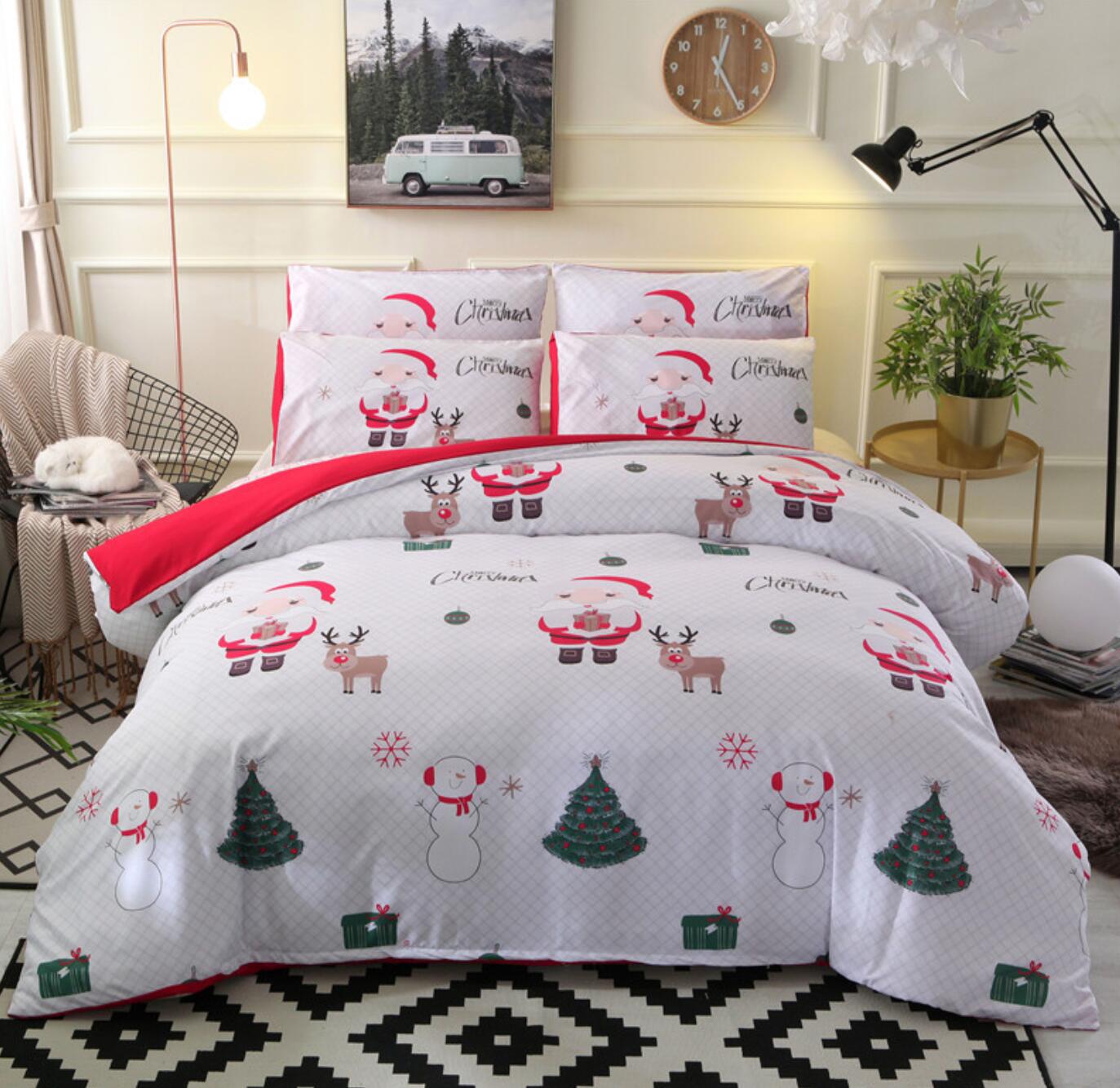 3D Christmas Pattern 45216 Christmas Quilt Duvet Cover Xmas Bed Pillowcases