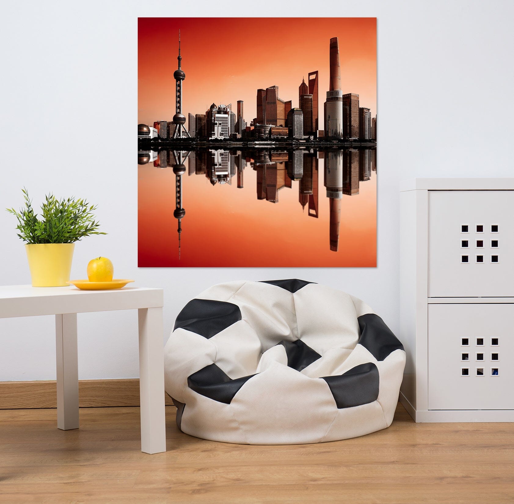 3D Sunset City 127 Marco Carmassi Wall Sticker Wallpaper AJ Wallpaper 2
