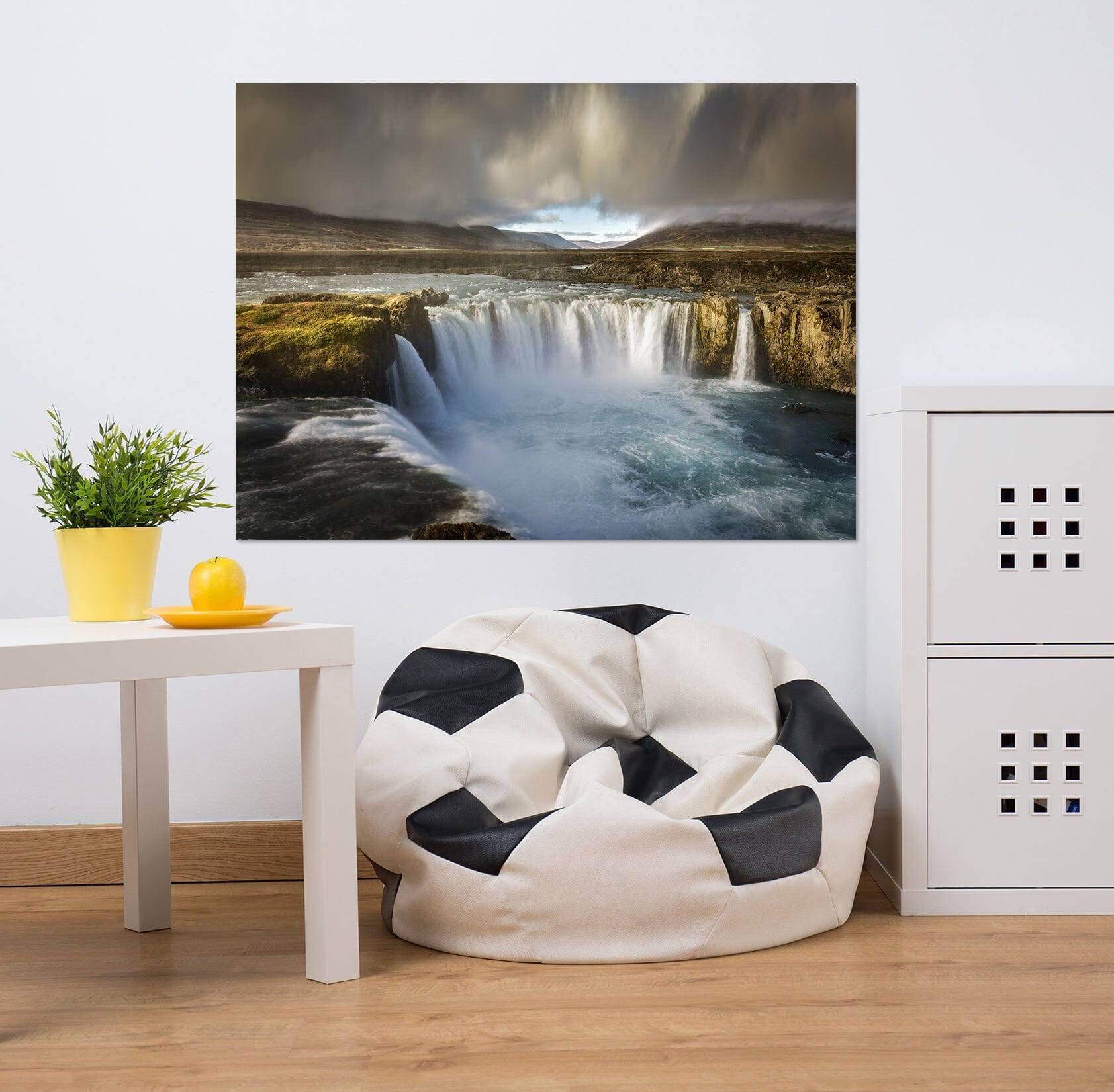 3D Big Waterfall 177 Marco Carmassi Wall Sticker Wallpaper AJ Wallpaper 2