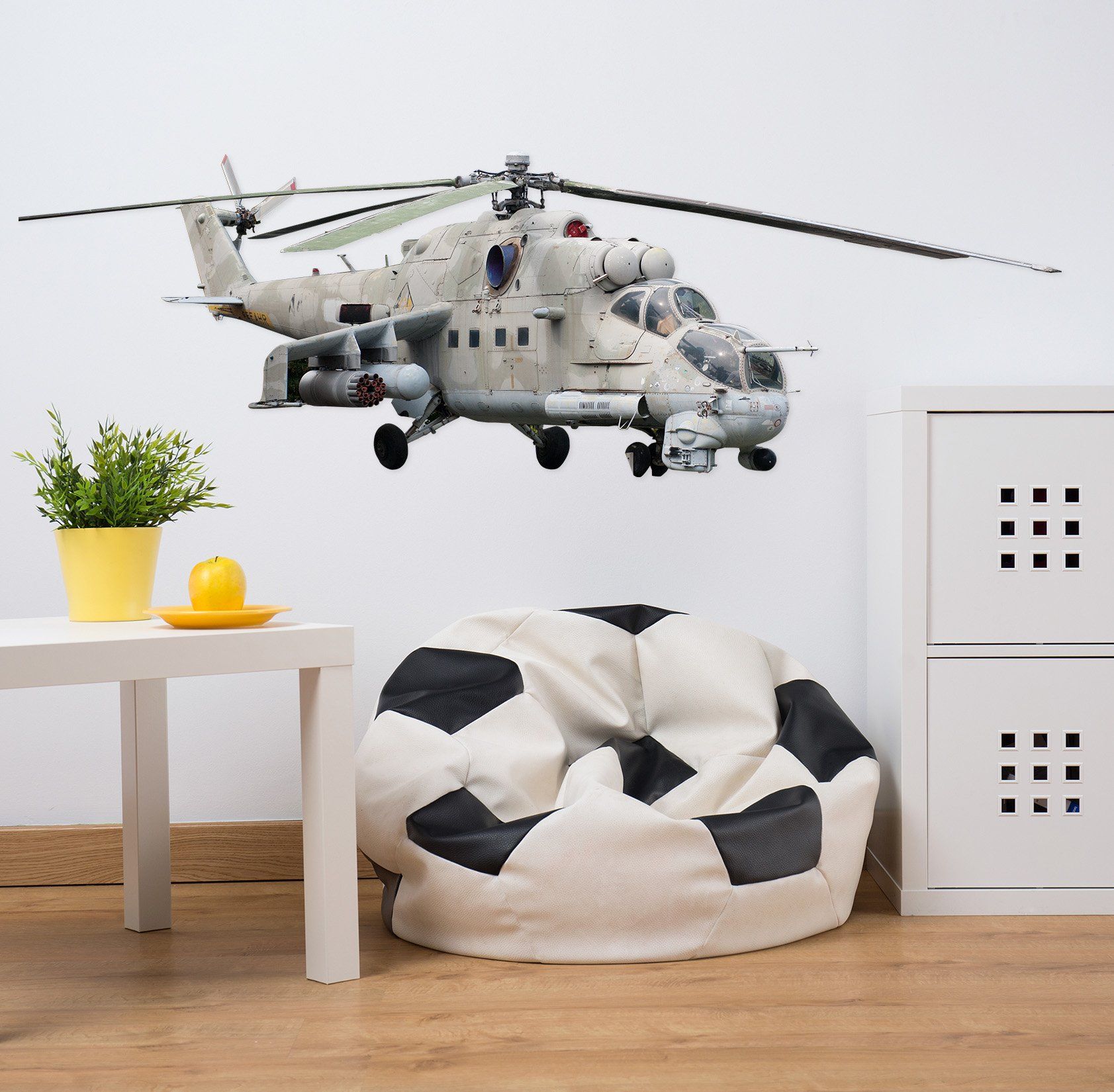 3D White Helicopter 0179 Vehicles Wallpaper AJ Wallpaper