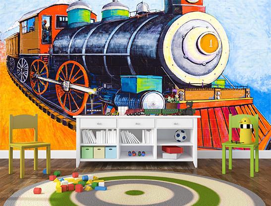 3D Train Cartoon 253 Wallpaper AJ Wallpaper