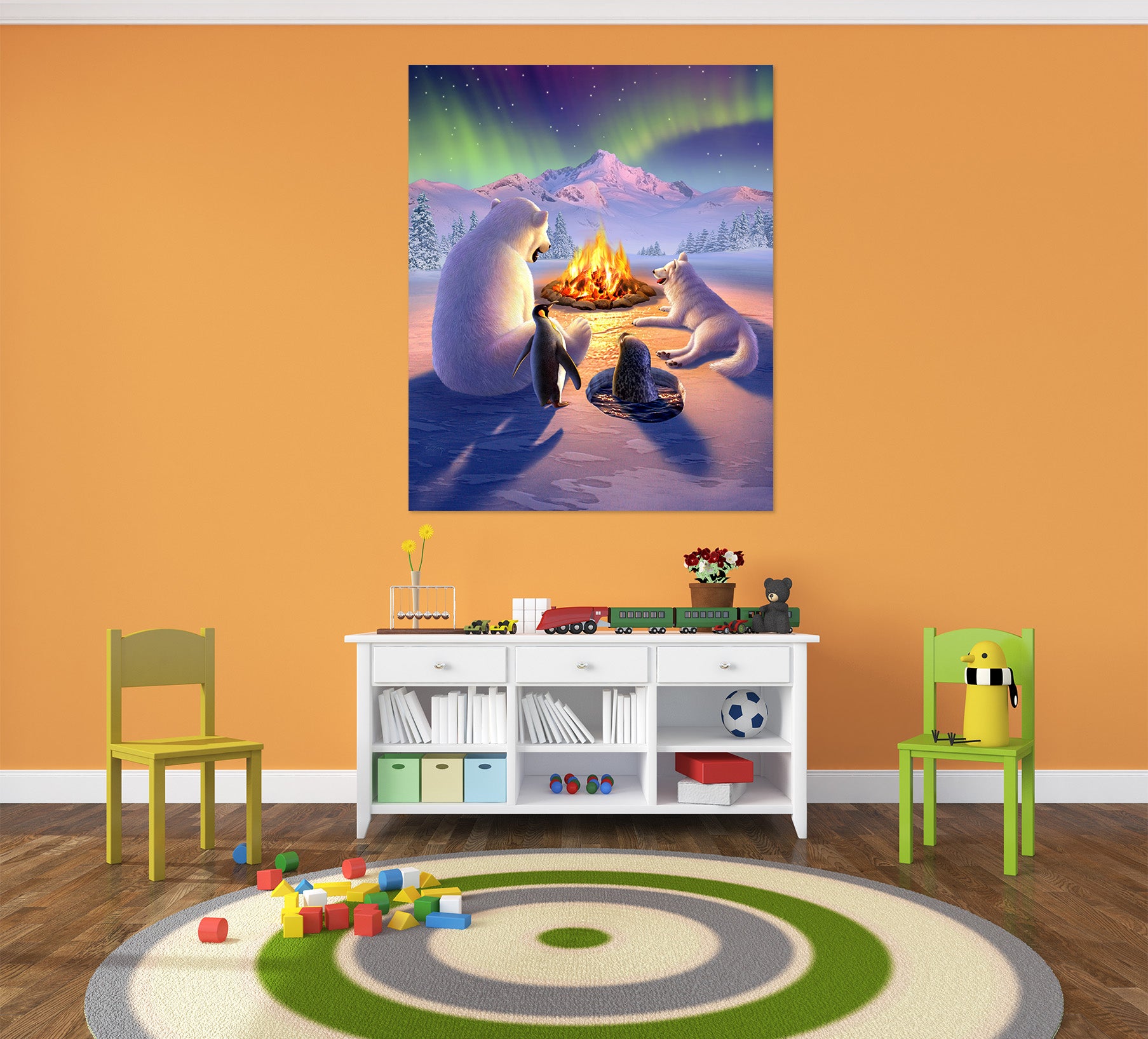 3D Polar Pals 85189 Jerry LoFaro Wall Sticker