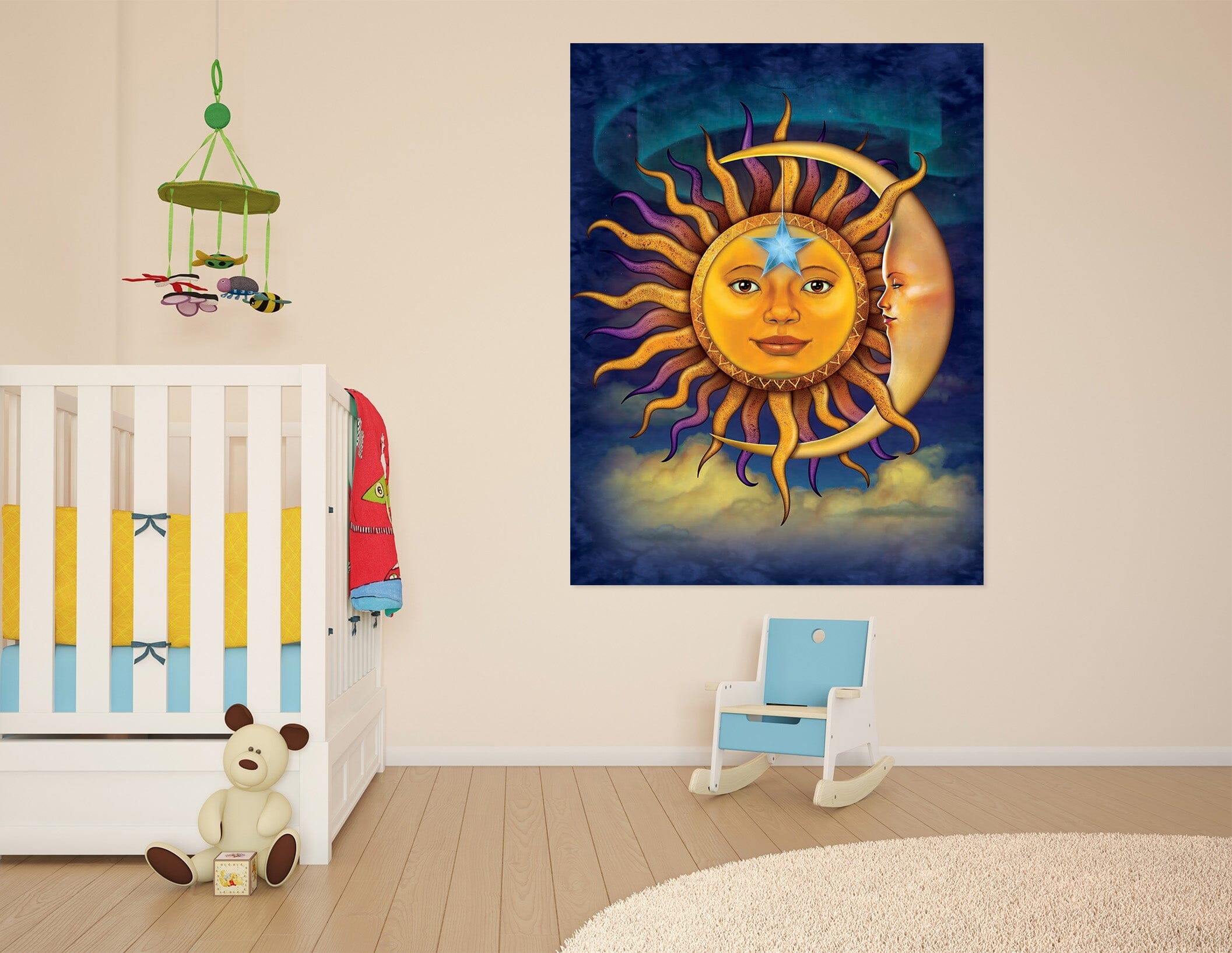 3D Sun God 002 Vincent Hie Wall Sticker Wallpaper AJ Wallpaper 2