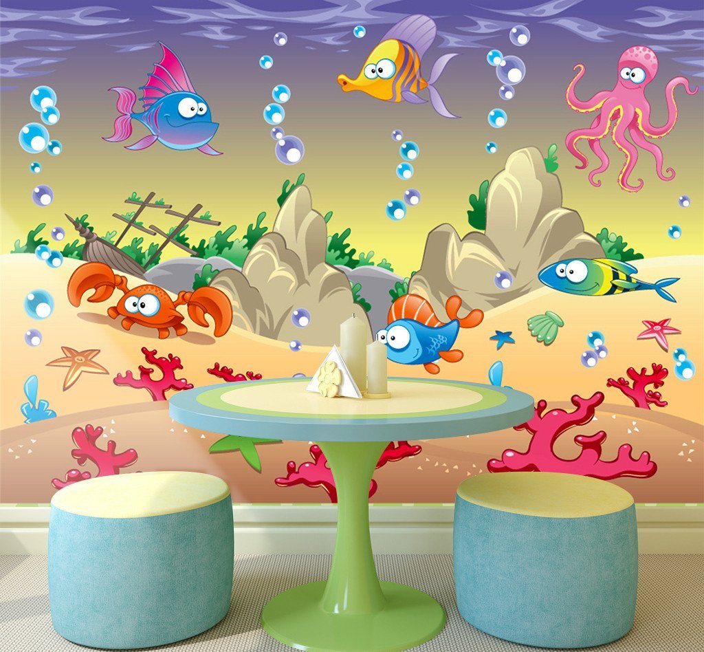 3D Lively Sea Fish 232 Wallpaper AJ Wallpaper