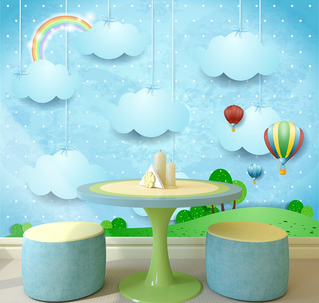 3D Hot Air Balloon 546 Wallpaper AJ Wallpaper