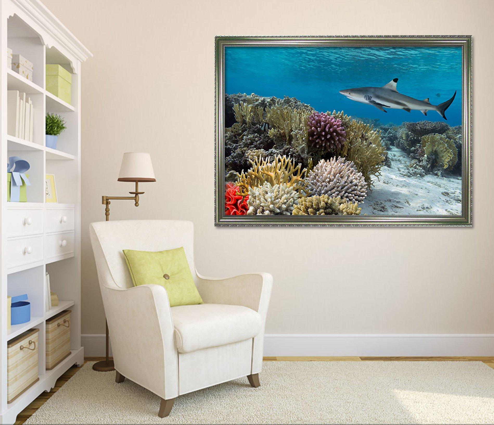 3D Submarine Coral 163 Fake Framed Print Painting Wallpaper AJ Creativity Home