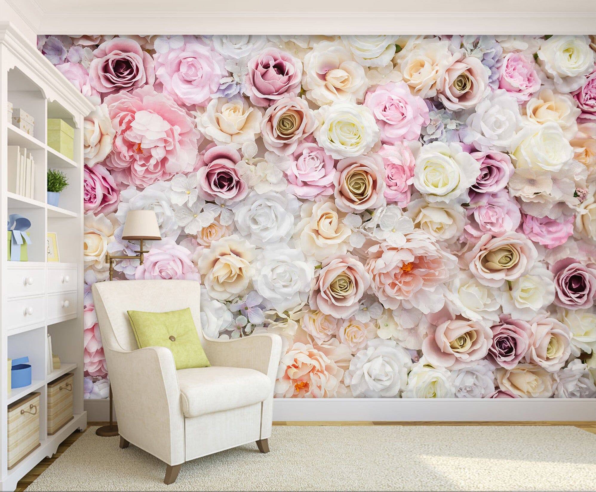 3D Colored Rose Flower 91 Wall Murals Wallpaper AJ Wallpaper 2