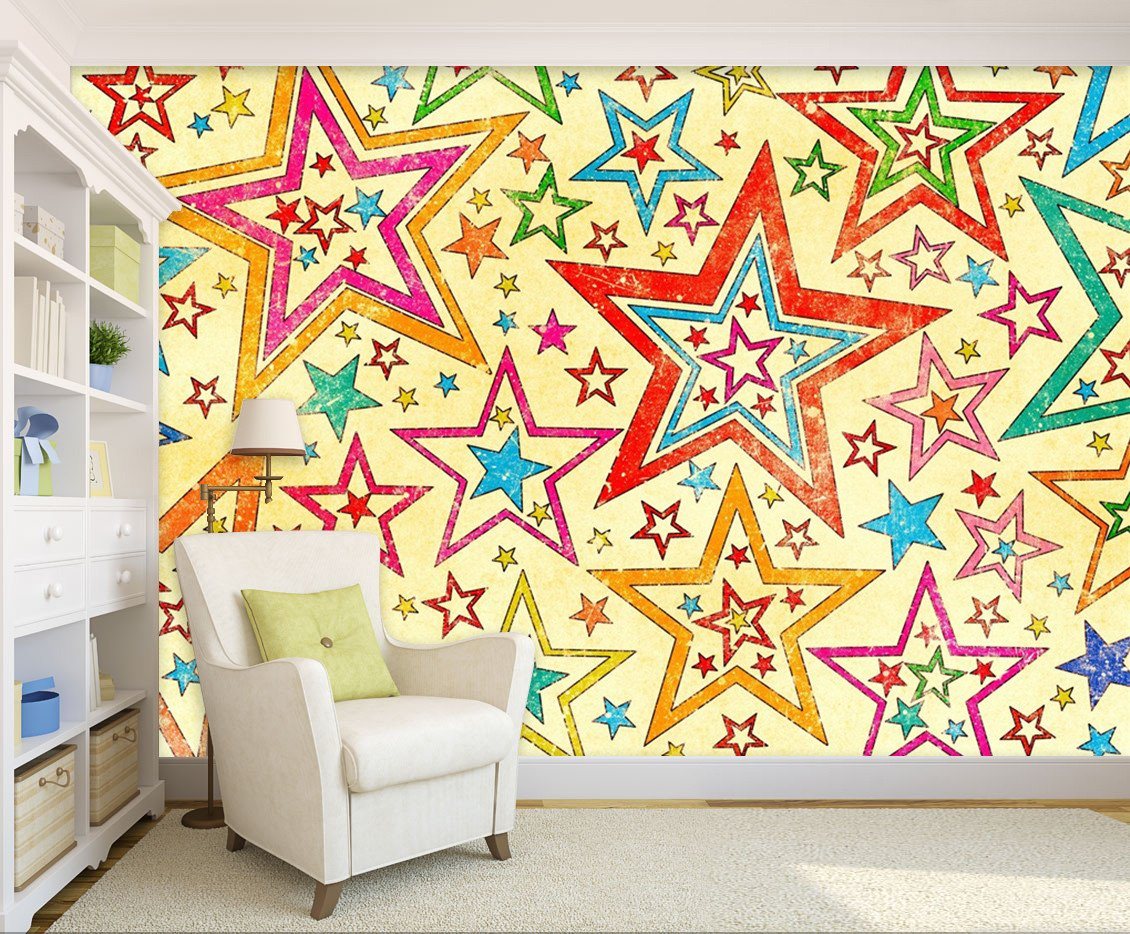 3D Graffiti Stars 232 Wallpaper AJ Wallpaper