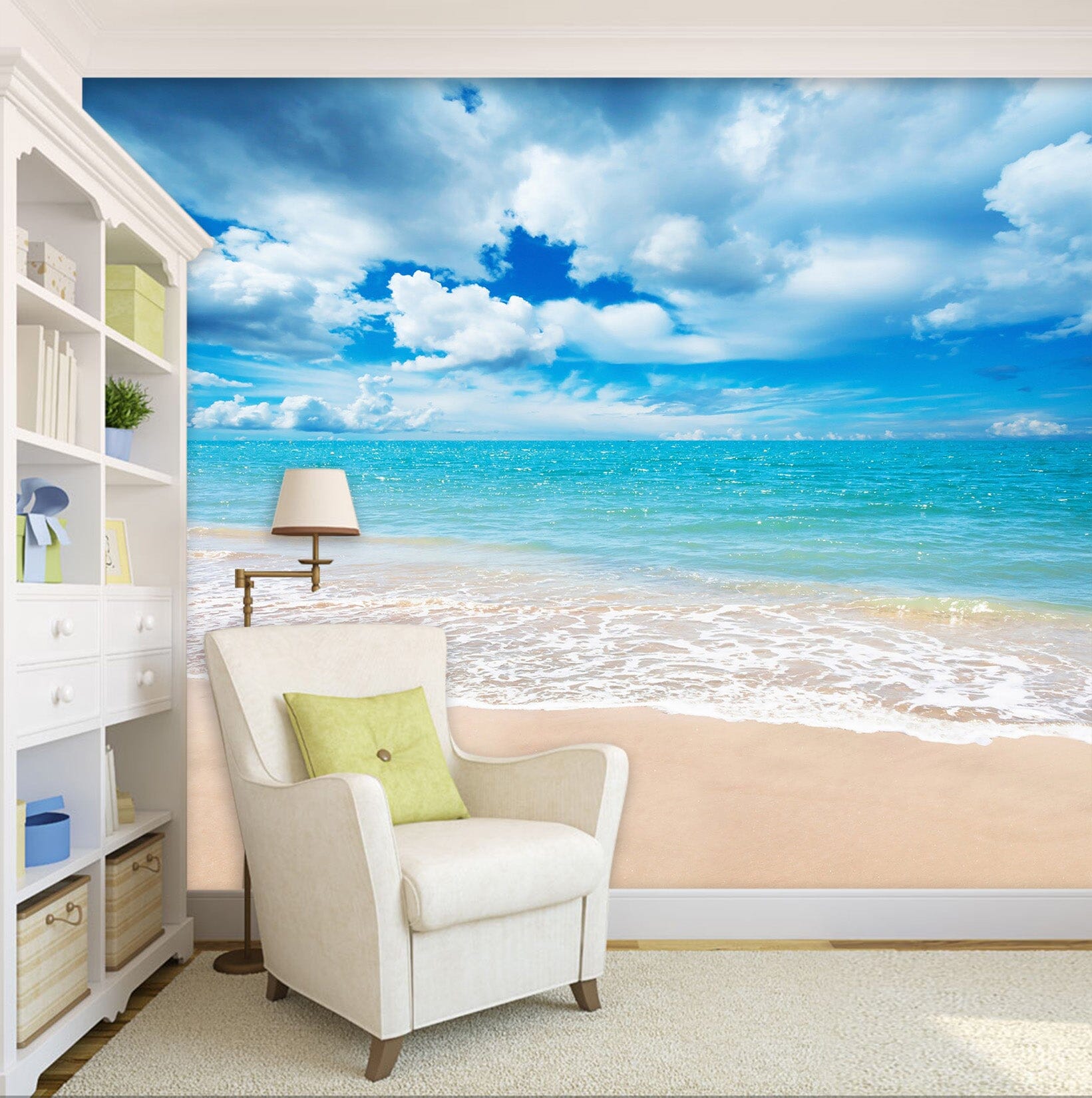 3D Blue Sea 1005 Wall Murals Wallpaper AJ Wallpaper 2