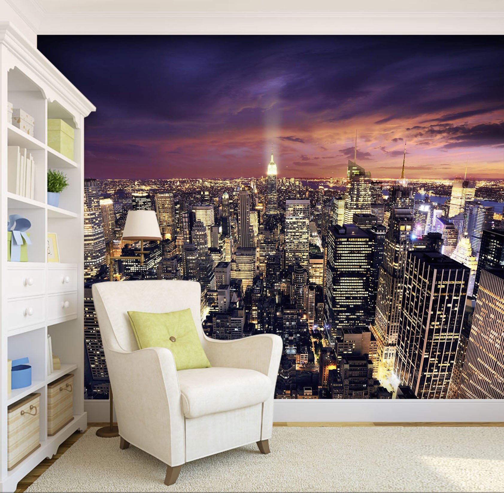 3D City Night View 137 Wall Murals Wallpaper AJ Wallpaper 2