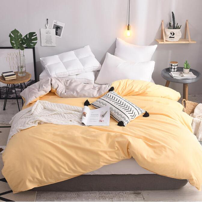 3D Yellow 3100 Bed Pillowcases Quilt