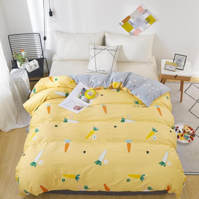 3D Yellow Carrot 3040 Bed Pillowcases Quilt