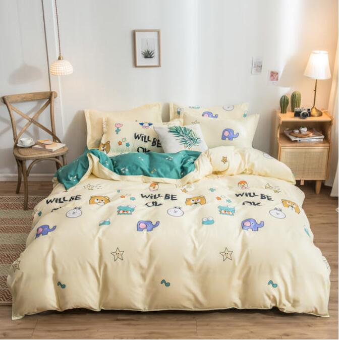 3D Small Animal Head 4067 Bed Pillowcases Quilt