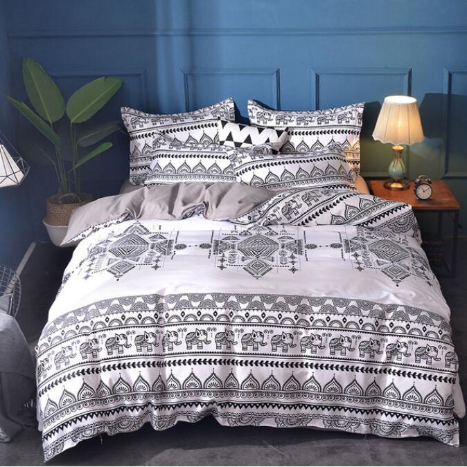 3D Black And White Pattern 2102 Bed Pillowcases Quilt