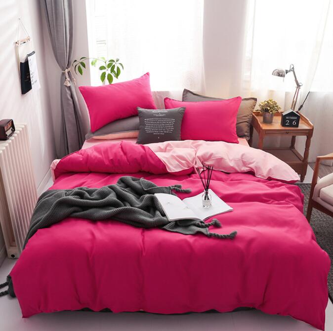 3D Rose Red Pink 12107 Bed Pillowcases Quilt