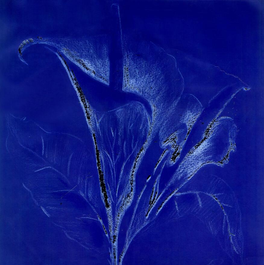 Blue Painting Wallpaper AJ Wallpaper 2