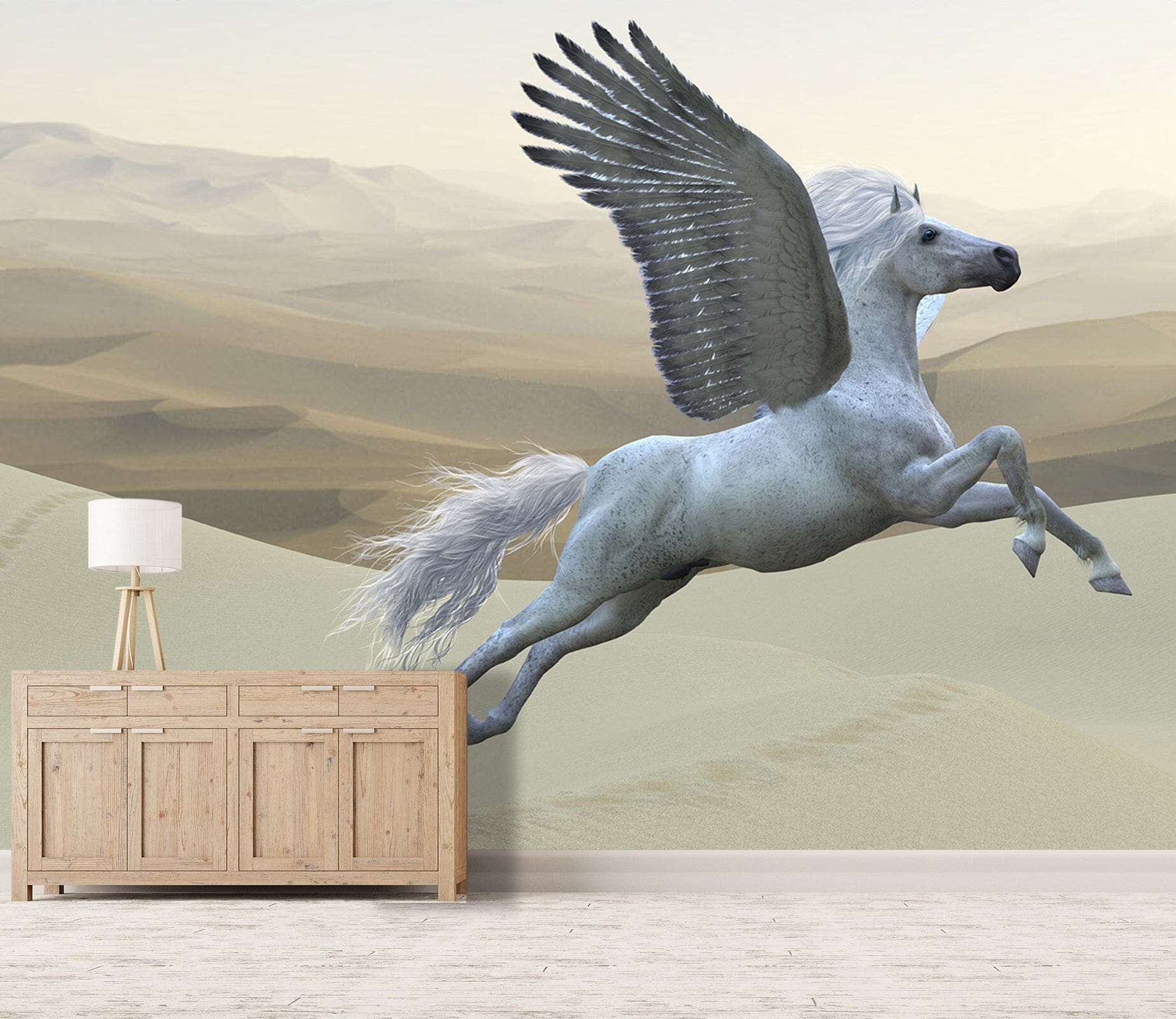 3D Wing Horse 1587 Wall Murals Wallpaper AJ Wallpaper 2