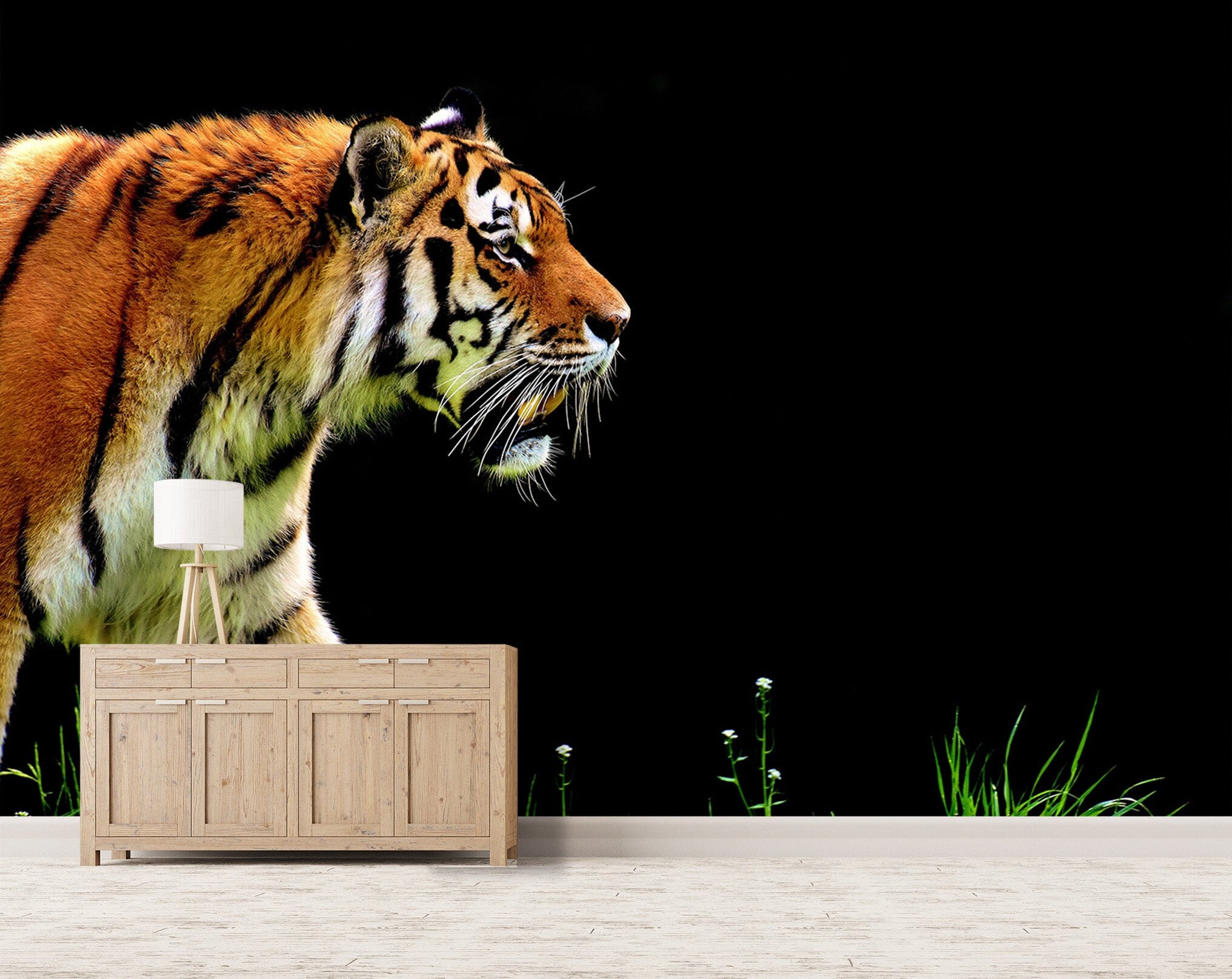 3D Tiger Mighty 270 Wall Murals Wallpaper AJ Wallpaper 2
