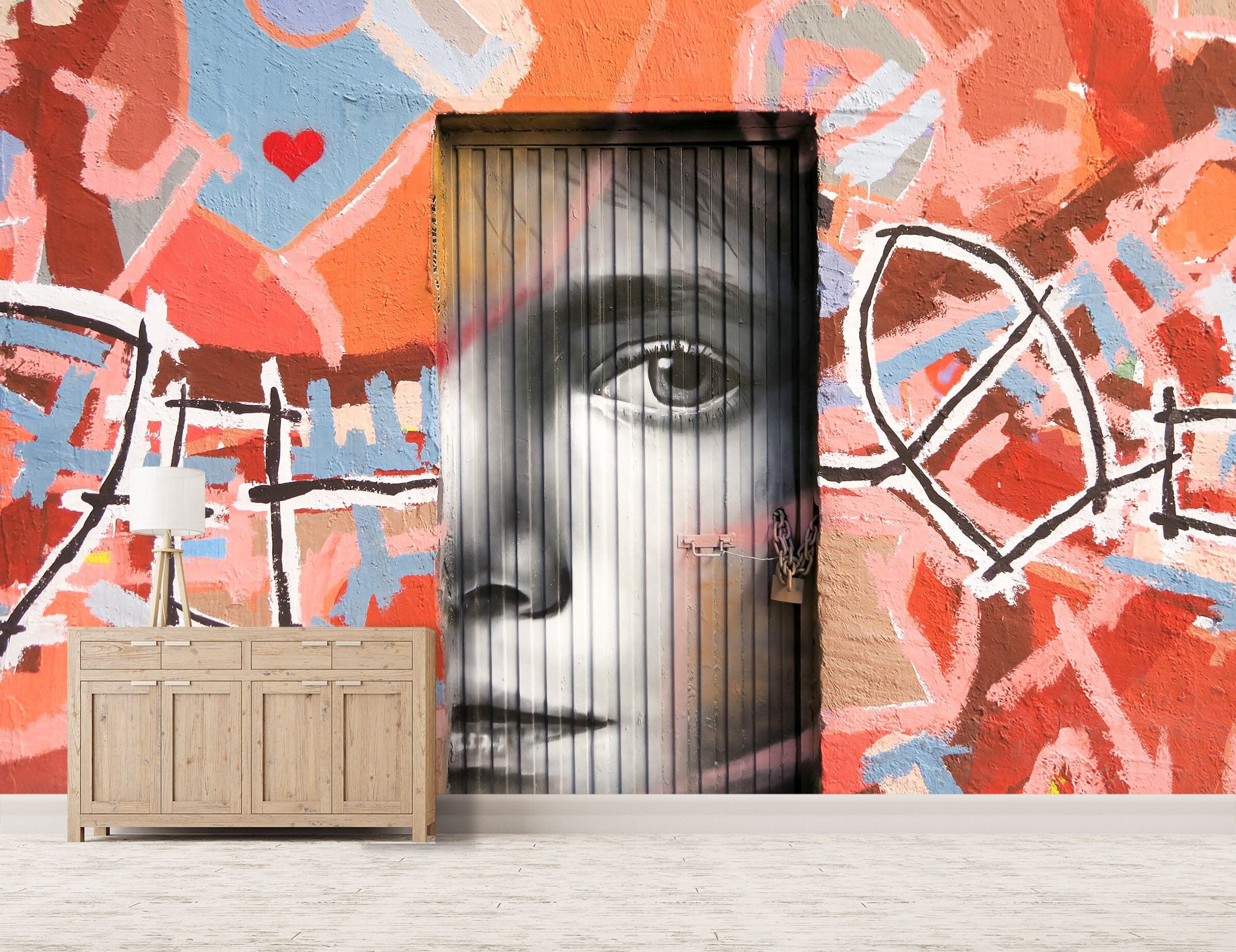 3D Graffiti Wall Painting 109 Wall Murals Wallpaper AJ Wallpaper 2