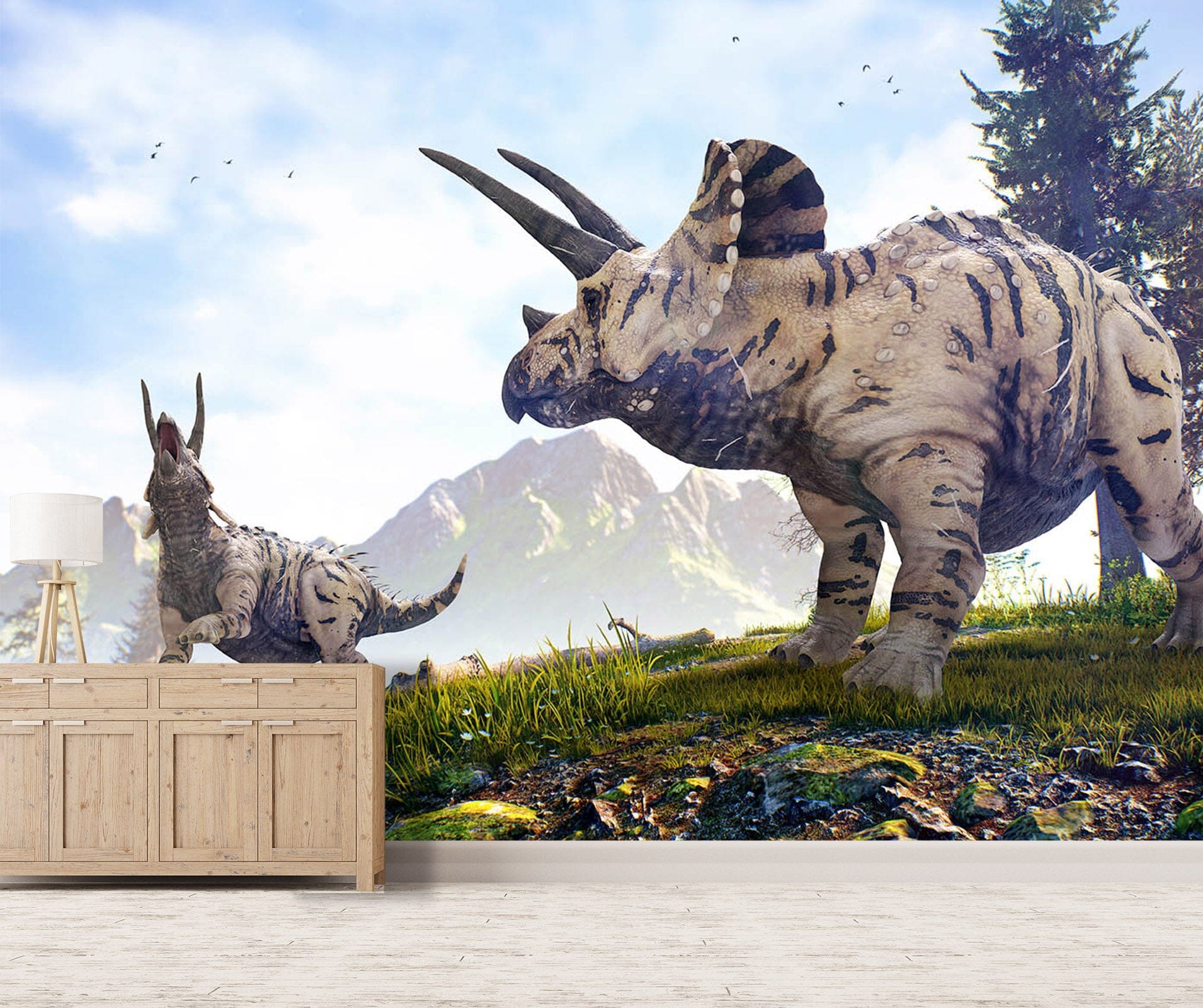 3D Unicorn Dragon 1563 Wall Murals Wallpaper AJ Wallpaper 2