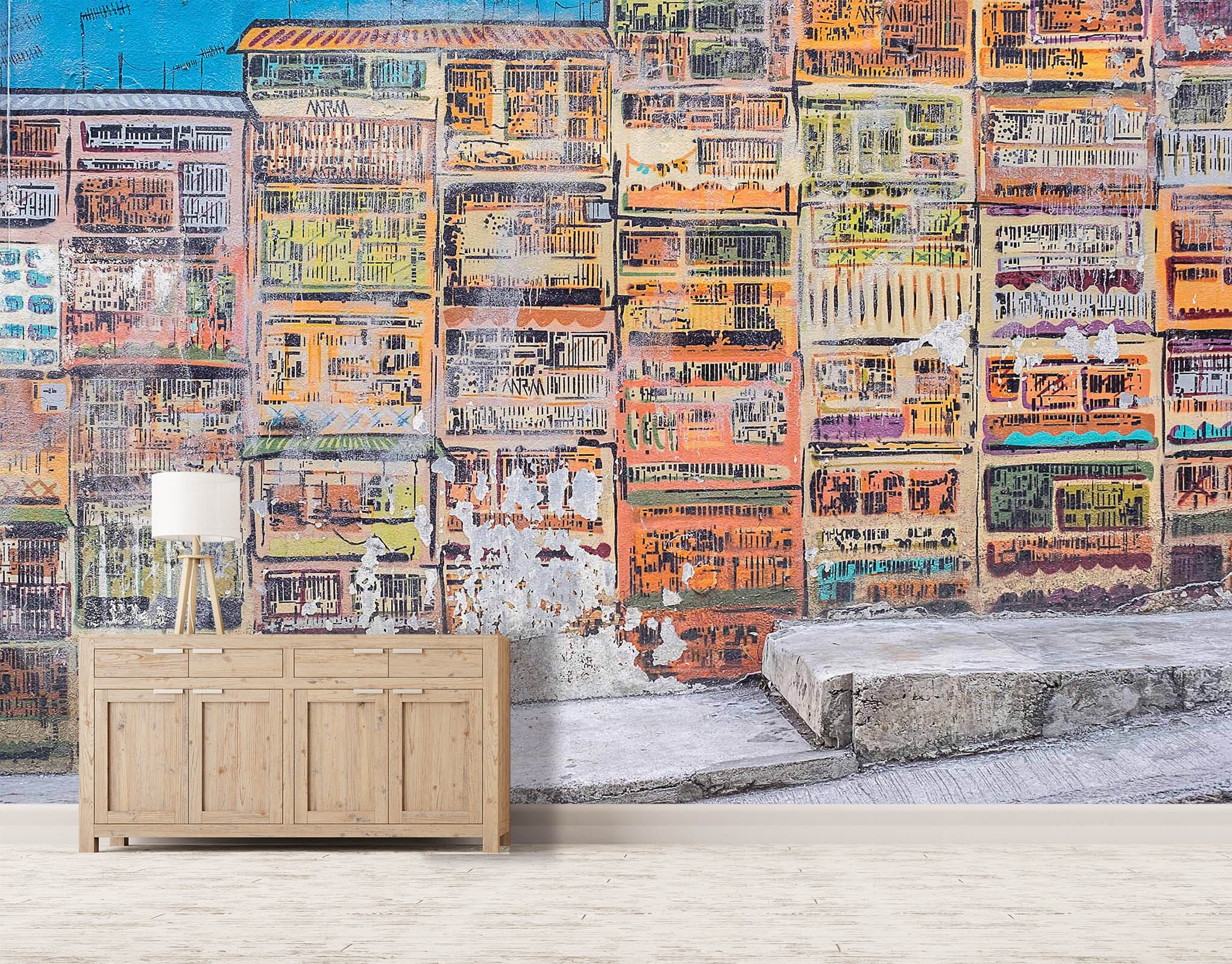 3D Shabby Poster Wall 110 Wall Murals Wallpaper AJ Wallpaper 2